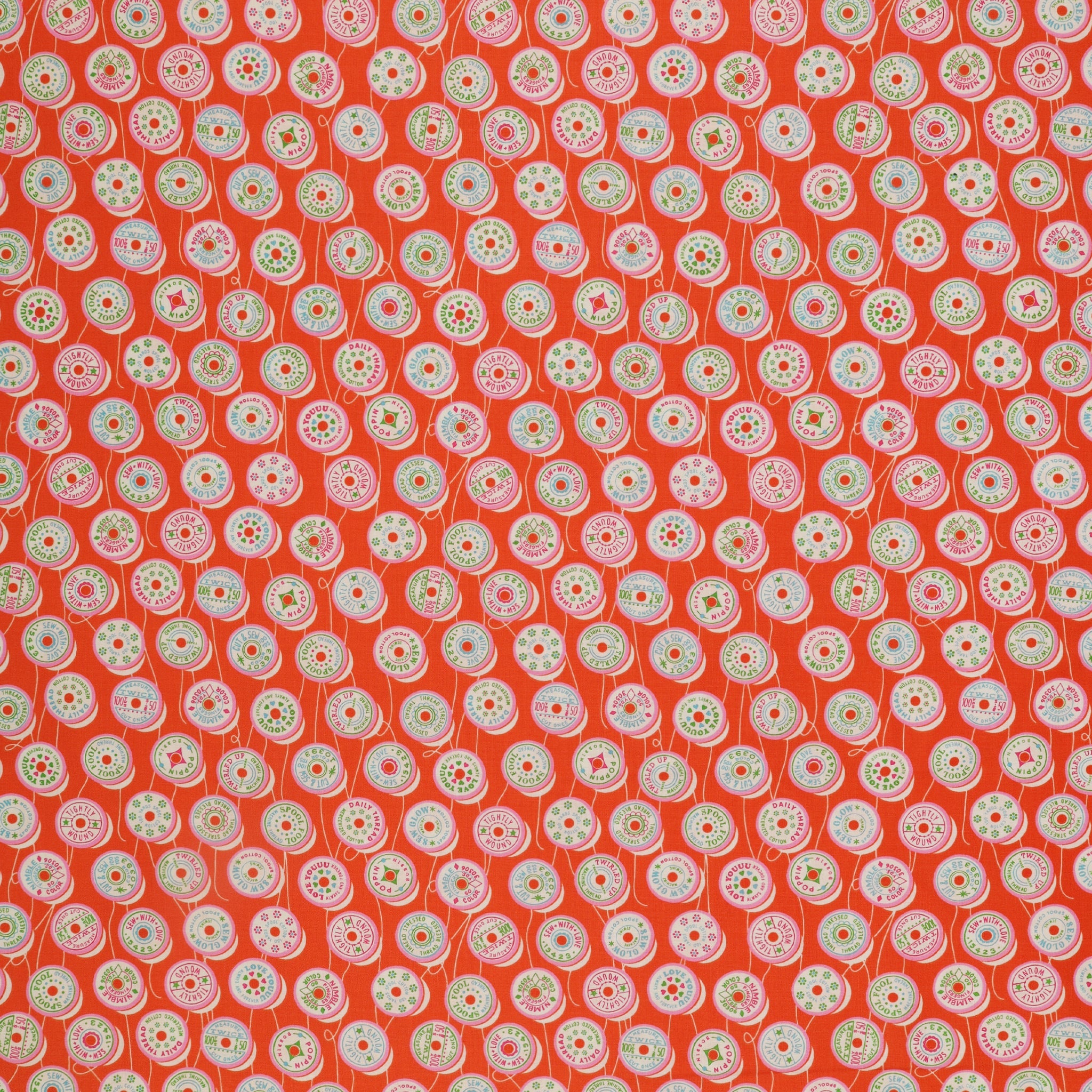 Trinketry Fabric Collection - Spools Goldfish