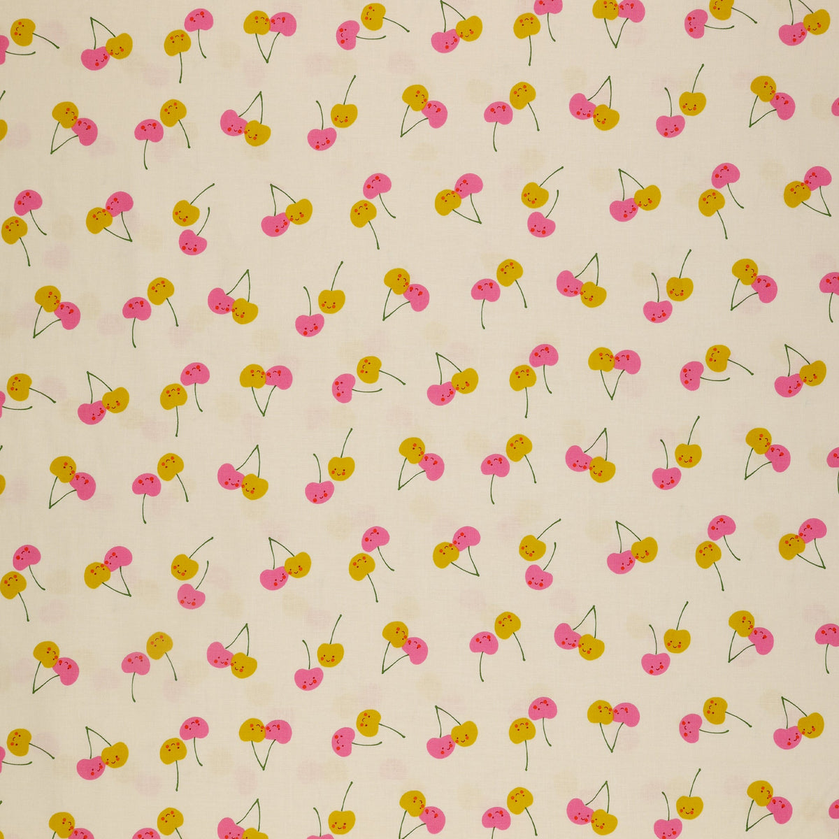 Trinketry Fabric Collection - Cherry Friends Natural
