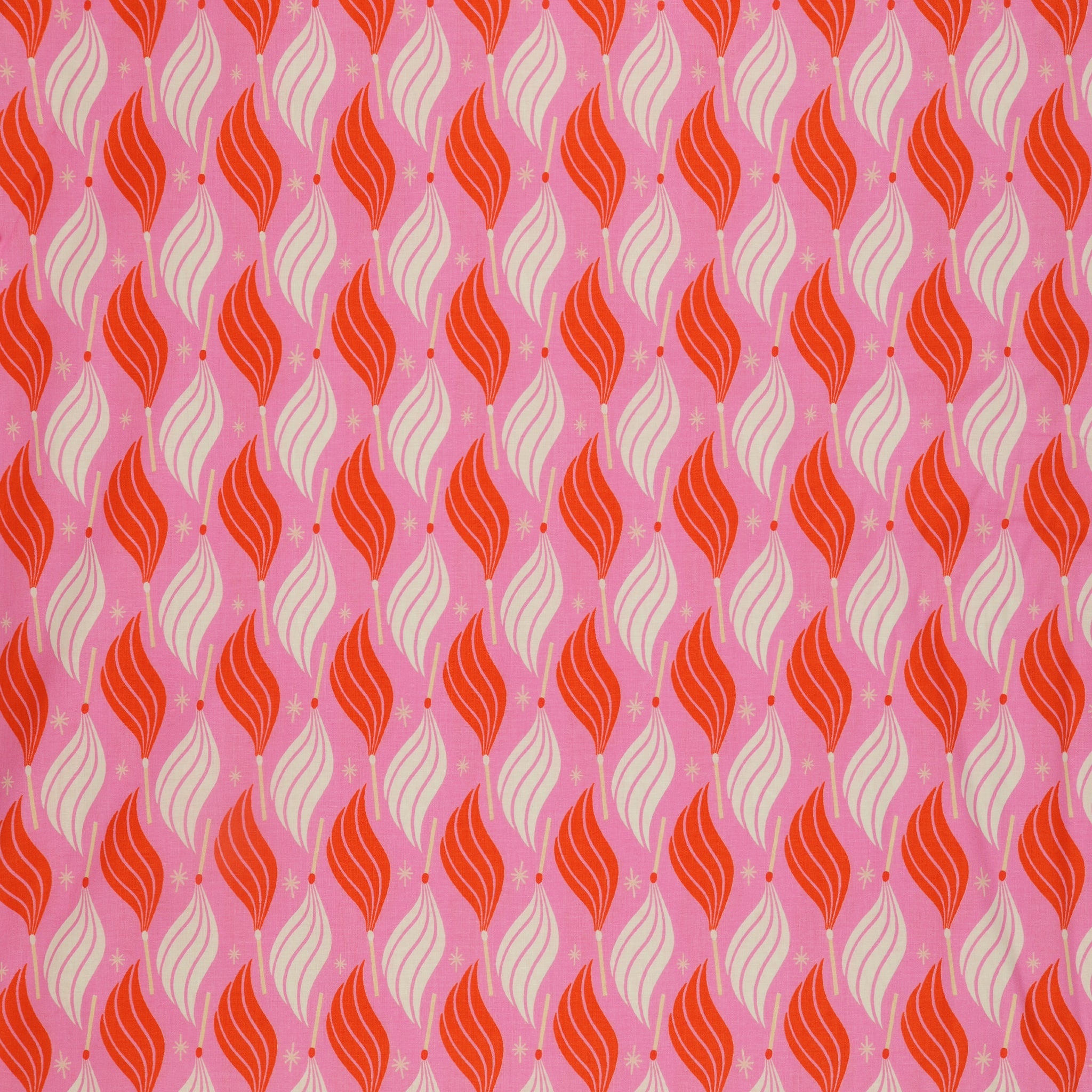 Trinketry Fabric Collection - Lit Flamingo