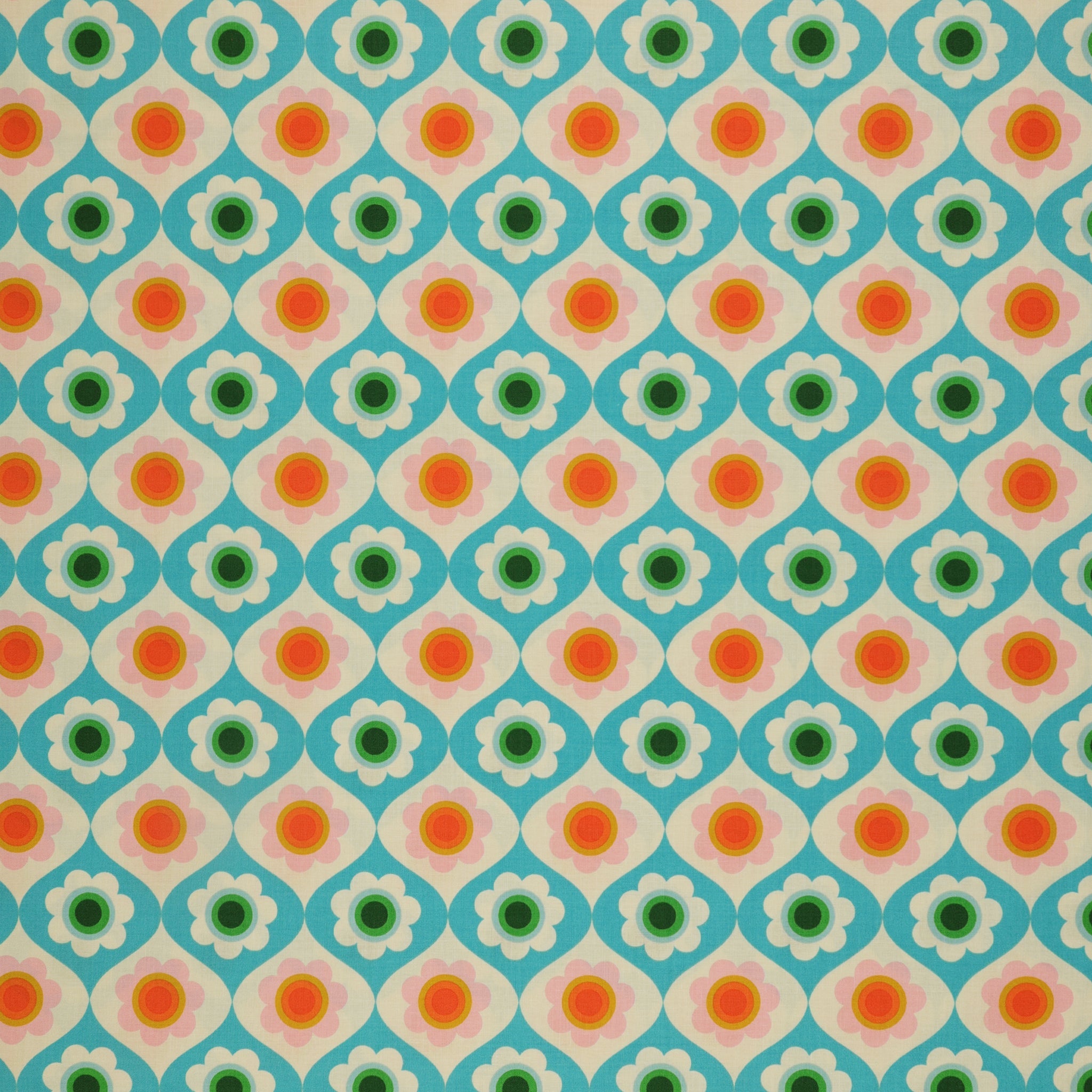 Trinketry Fabric Collection - Floral Turquoise