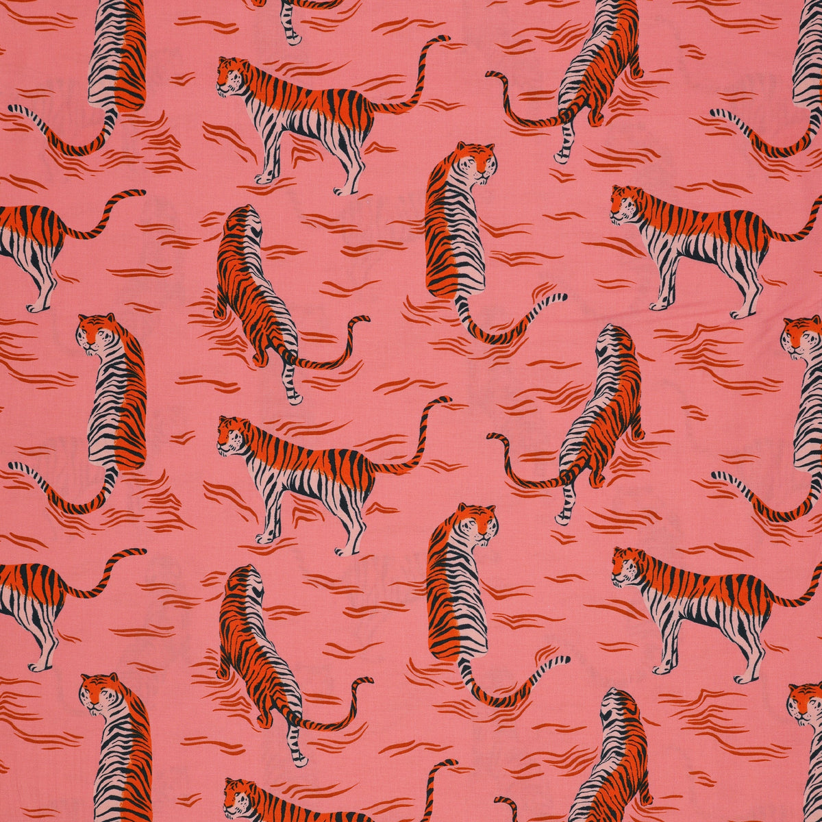 Poolside Too Fabric Collection - Tigress Sorbet