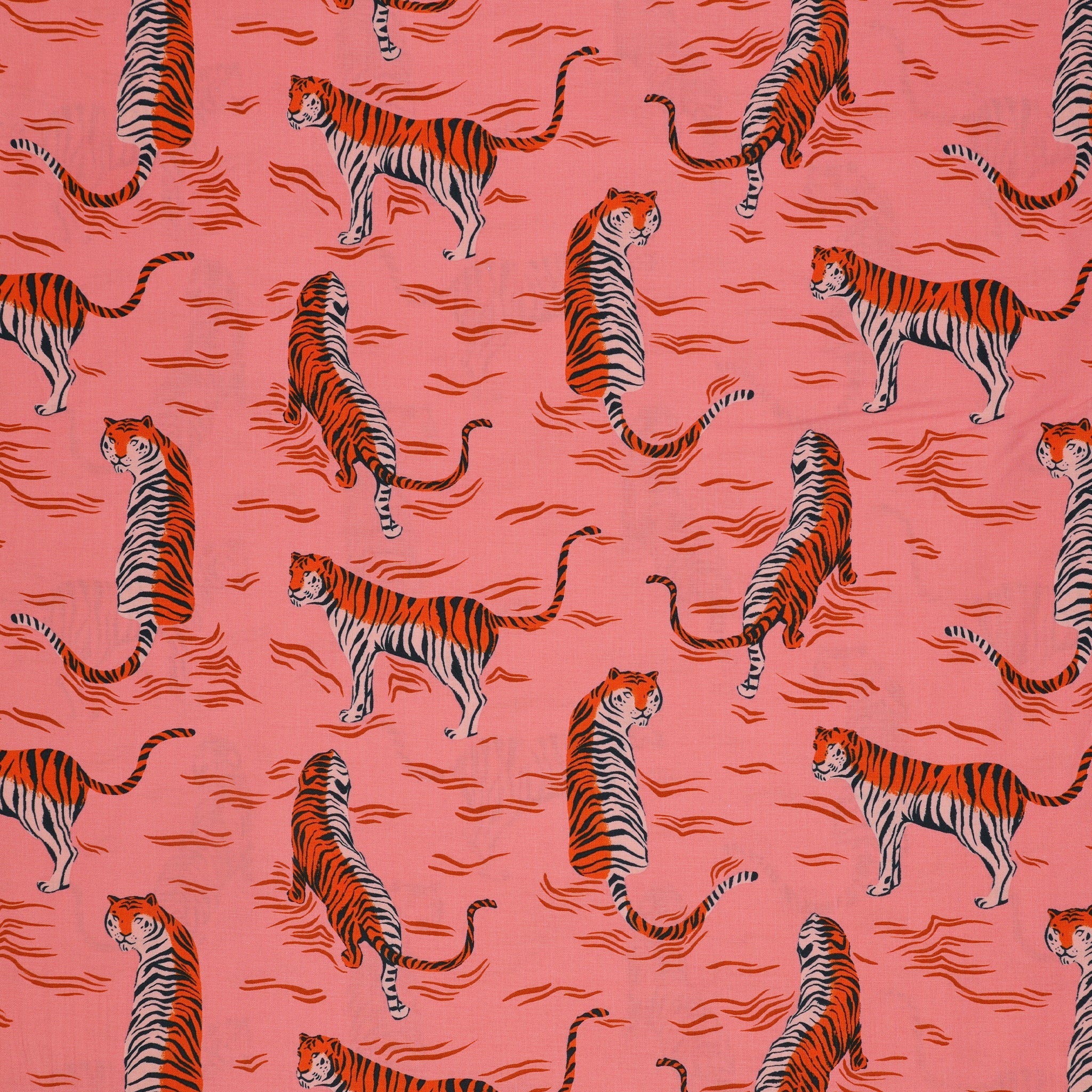 Poolside Too Fabric Collection - Tigress Sorbet