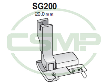Suisei SG200 Spring Guide Hinged Foot 20mm