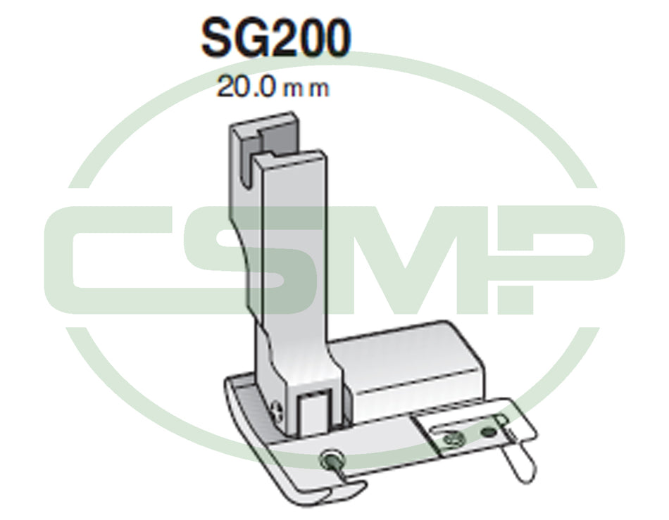 Suisei SG200 Spring Guide Hinged Foot 20mm
