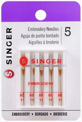 EMBROIDERY Needles Size 11-Light 5 Pack