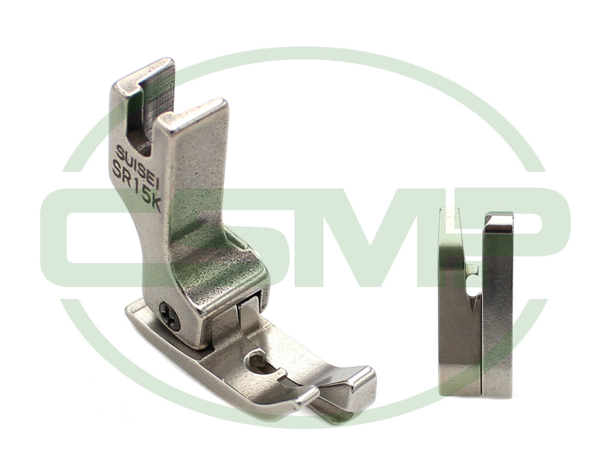 Suisei SR15K Right Compensating Foot 1.5mm for Knit Fabrics