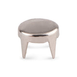 Flat Prong Rivets - 6mm - 100/Pack - Silver