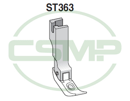 Suisei ST363 Teflon Zipper Foot
