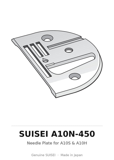 Needle Plate for A10S & A10H - Suisei A10N-450