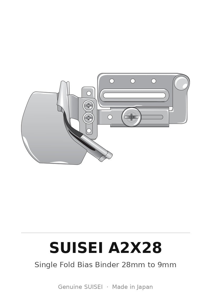 Single Fold Bias Binder 28mm to 9mm - Suisei A2X28
