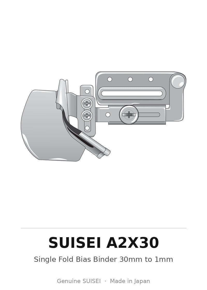 Single Fold Bias Binder 30mm to 1mm - Suisei A2X30