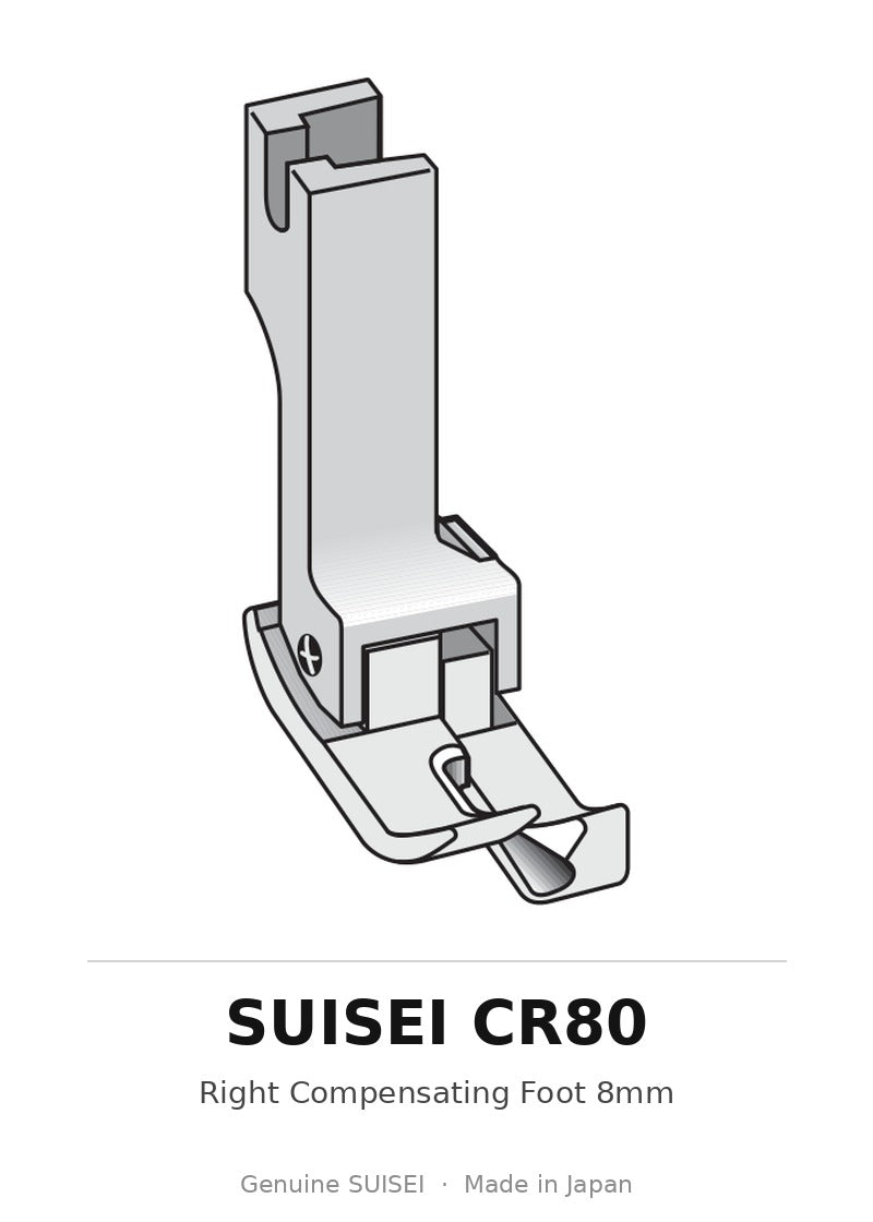 Right Compensating Foot 8mm - Suisei CR80