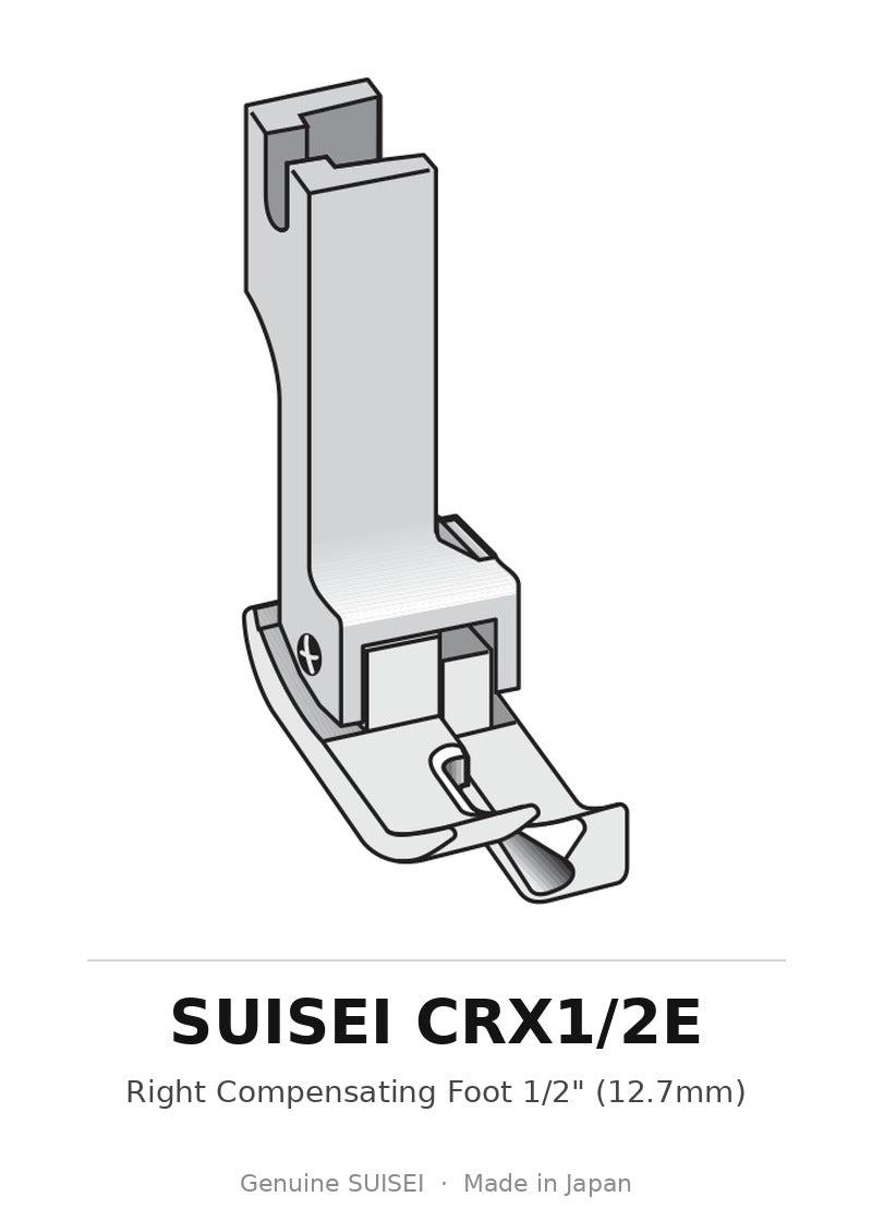 Right Compensating Foot 1/2" (12.7mm) - Suisei CRX1/2E