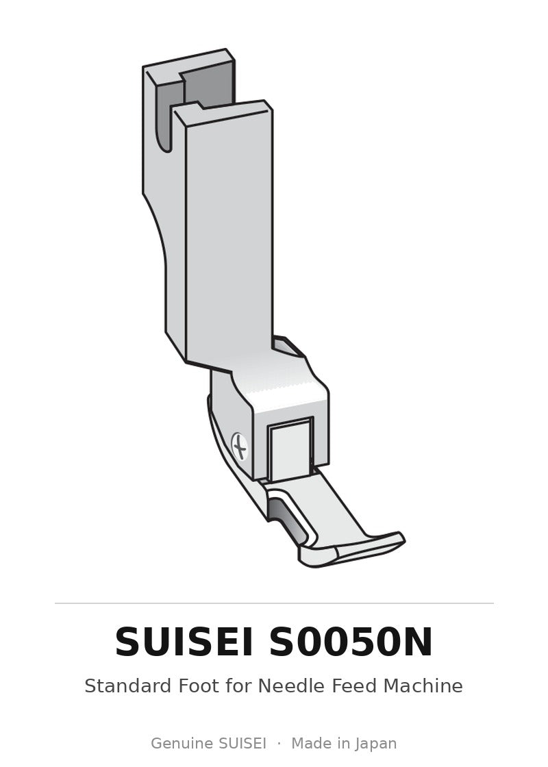 Standard Foot for Needle Feed Machine - Suisei S0050N
