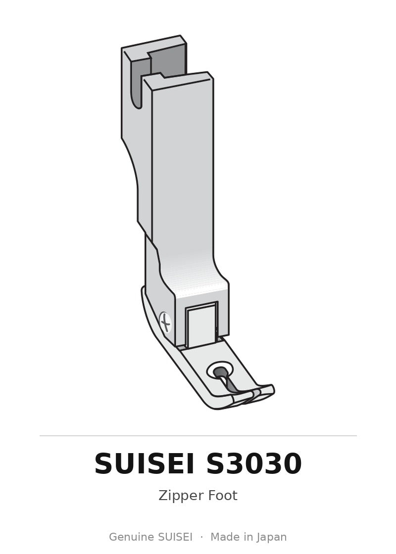 Zipper Foot - Suisei S3030