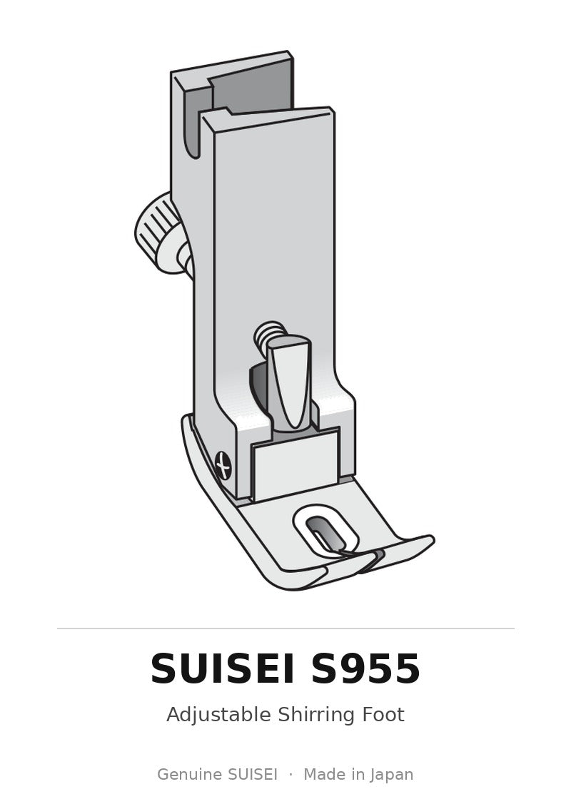 Adjustable Shirring Foot - Suisei S955