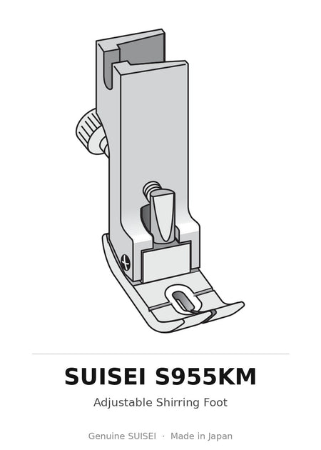 Adjustable Shirring Foot - Suisei S955KM