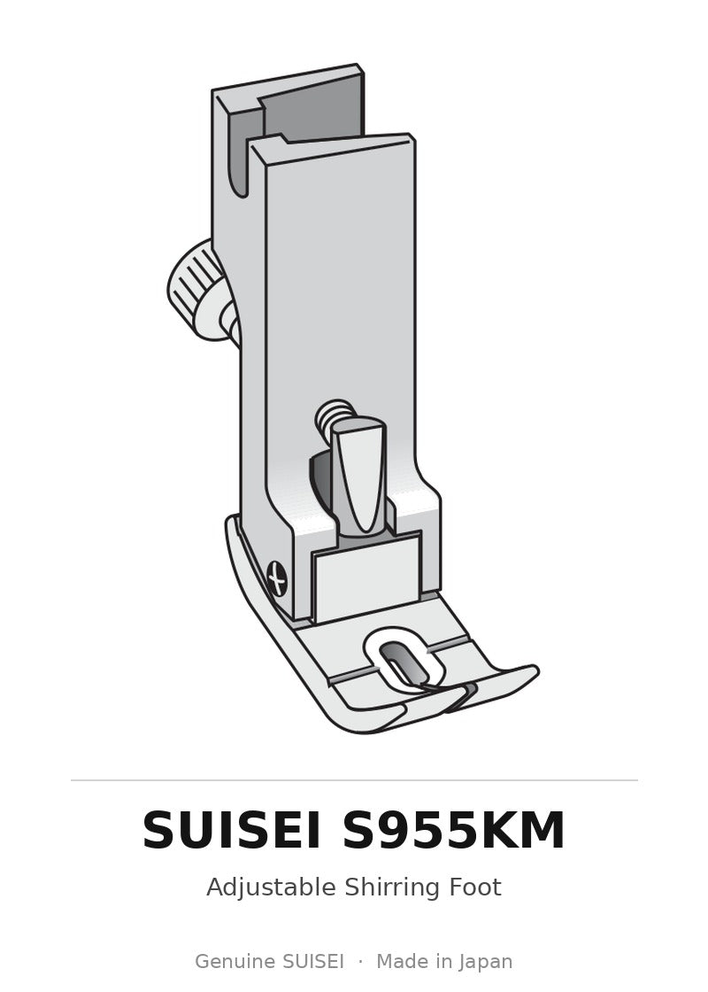 Adjustable Shirring Foot - Suisei S955KM