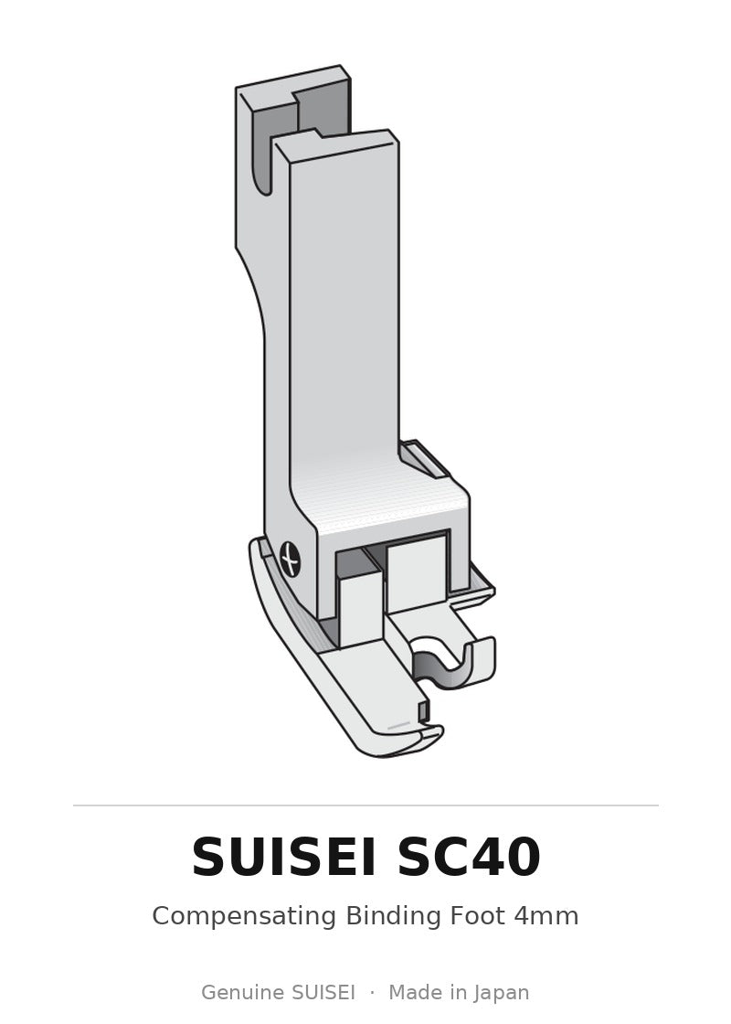 Compensating Binding Foot 4mm - Suisei SC40