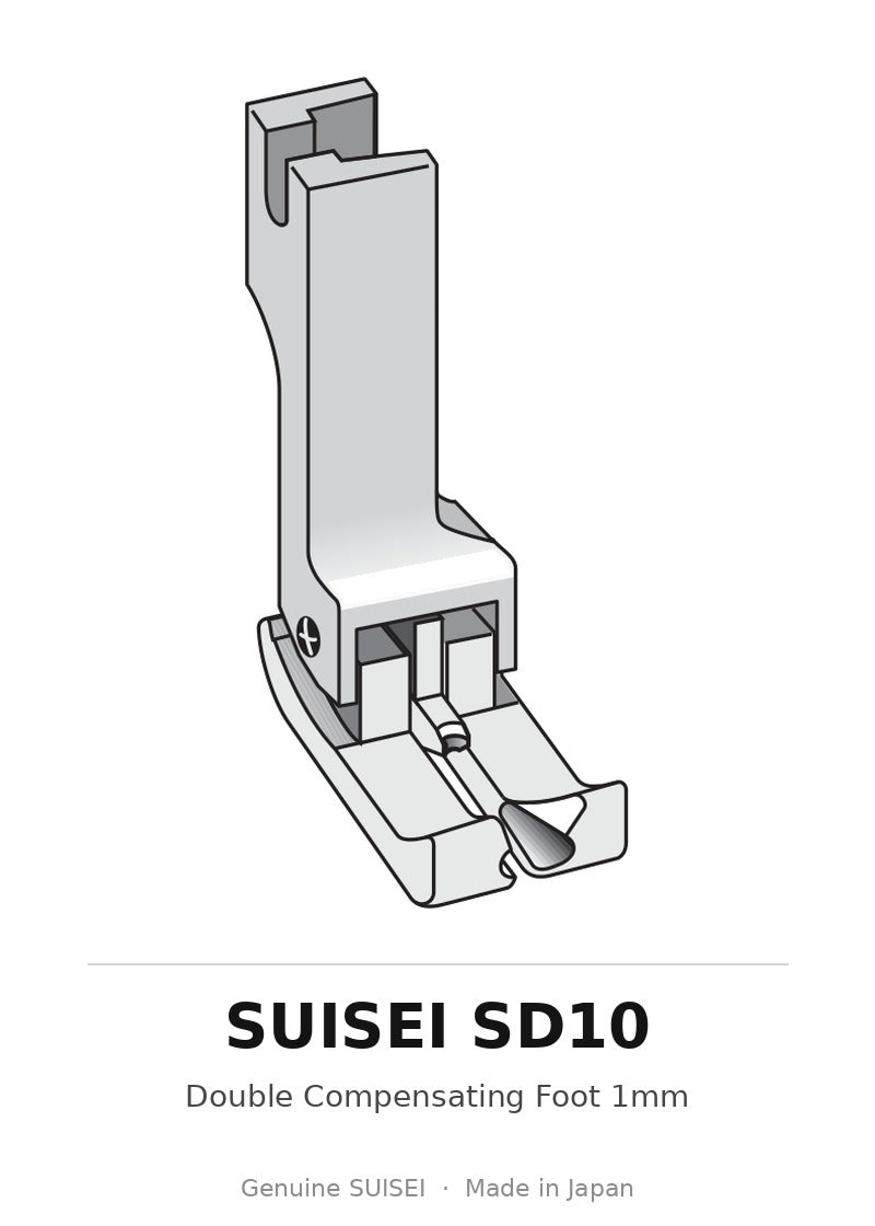 Double Compensating Foot 1mm - Suisei SD10