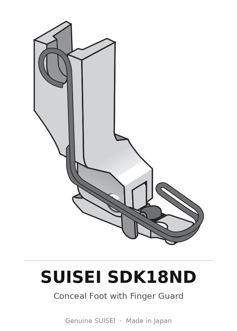 Conceal Foot with Finger Guard - Suisei SDK18ND