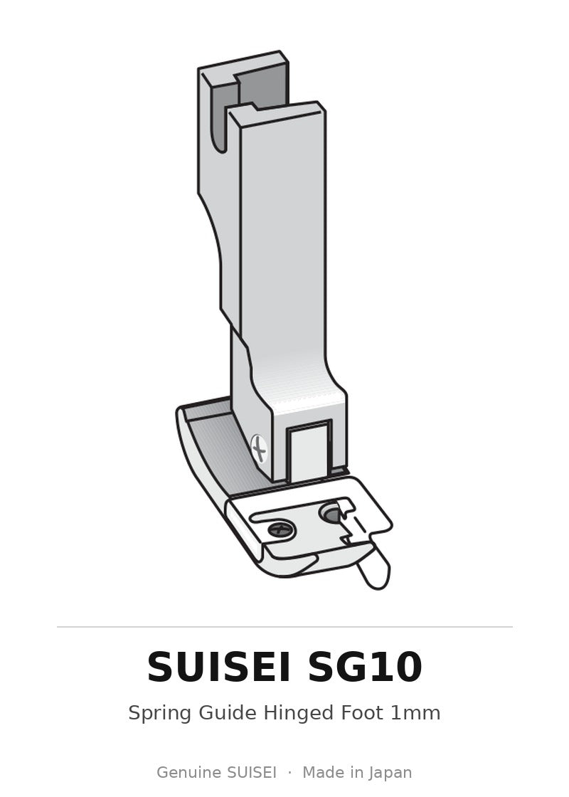 Spring Guide Hinged Foot 1mm - Suisei SG10