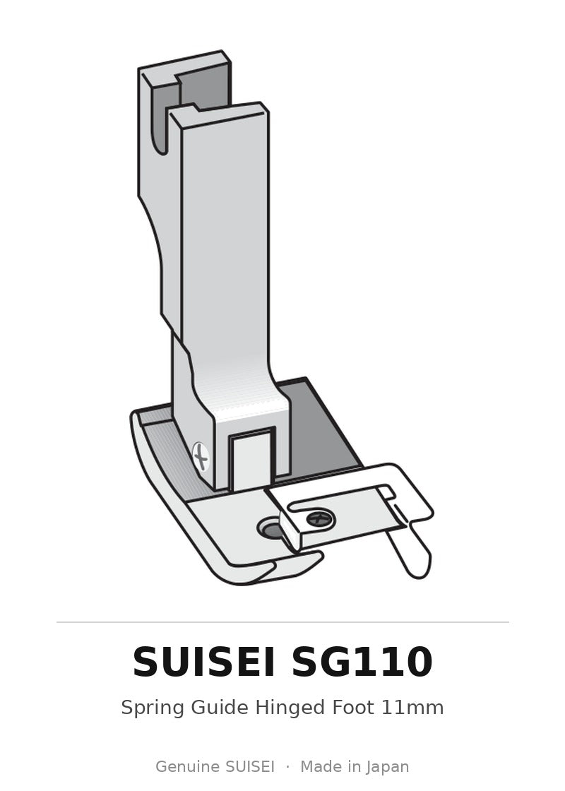 Spring Guide Hinged Foot 11mm - Suisei SG110