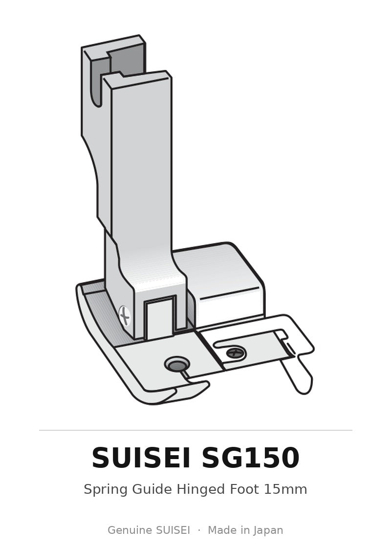 Spring Guide Hinged Foot 15mm - Suisei SG150