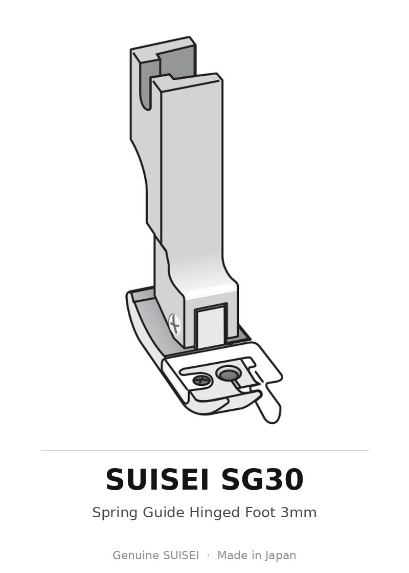 Spring Guide Hinged Foot 3mm - Suisei SG30