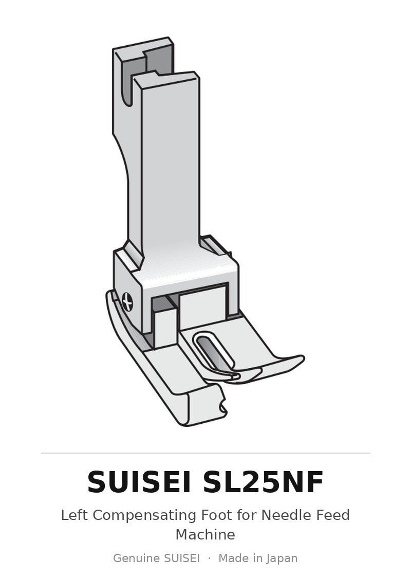 Left Compensating Foot for Needle Feed Machine - Suisei SL25NF