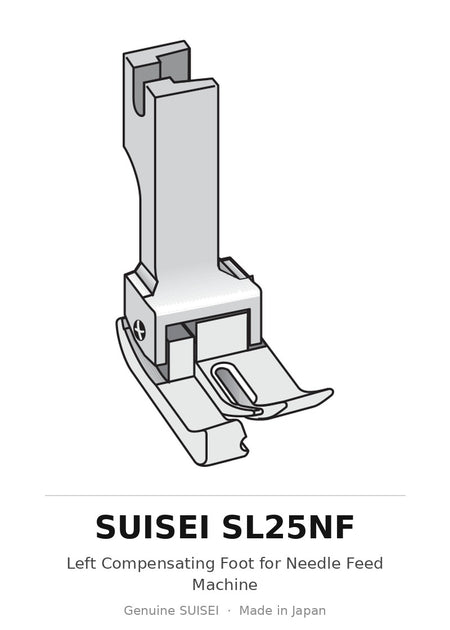 Left Compensating Foot for Needle Feed Machine - Suisei SL25NF