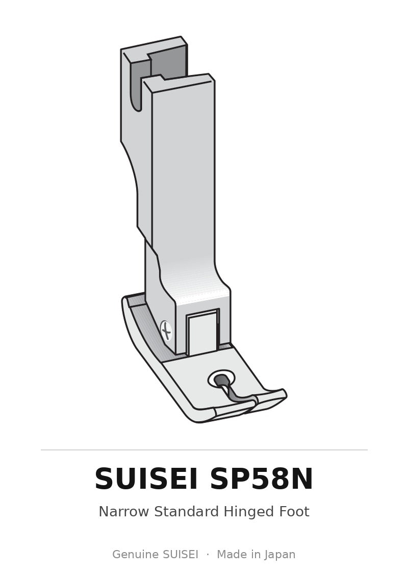 Narrow Standard Hinged Foot - Suisei SP58N