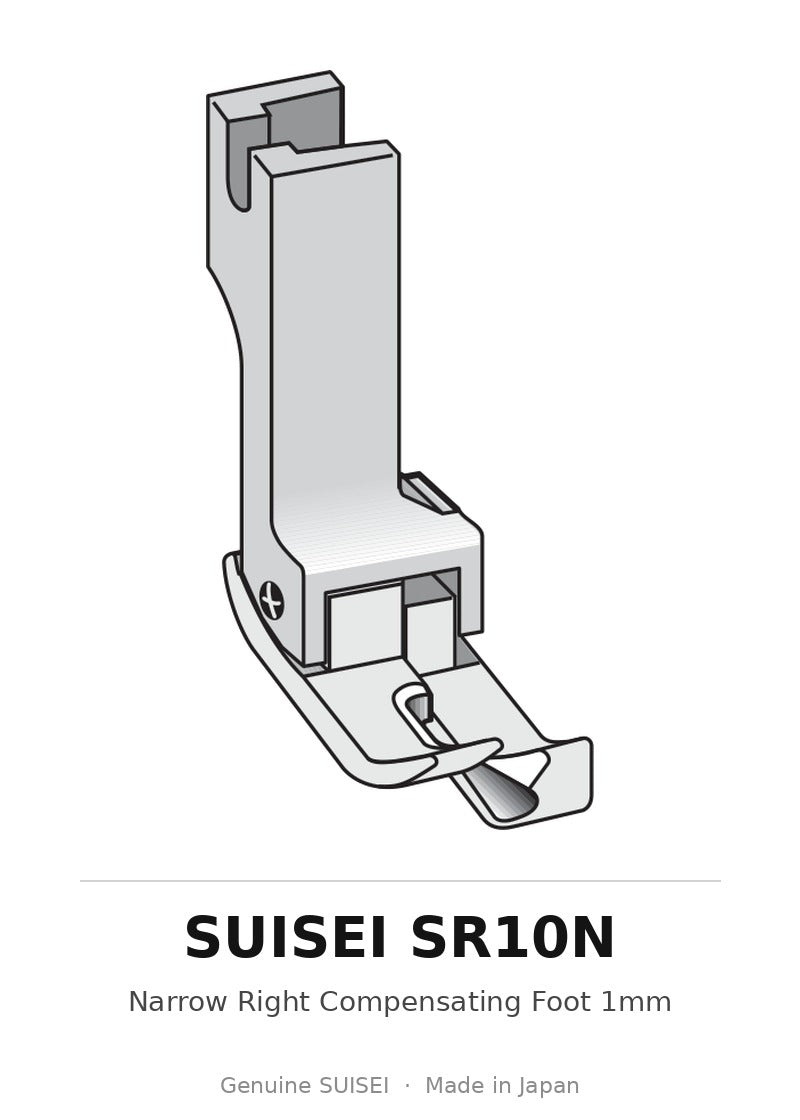 Narrow Right Compensating Foot 1mm - Suisei SR10N