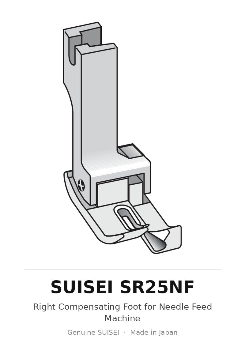 Right Compensating Foot for Needle Feed Machine - Suisei SR25NF
