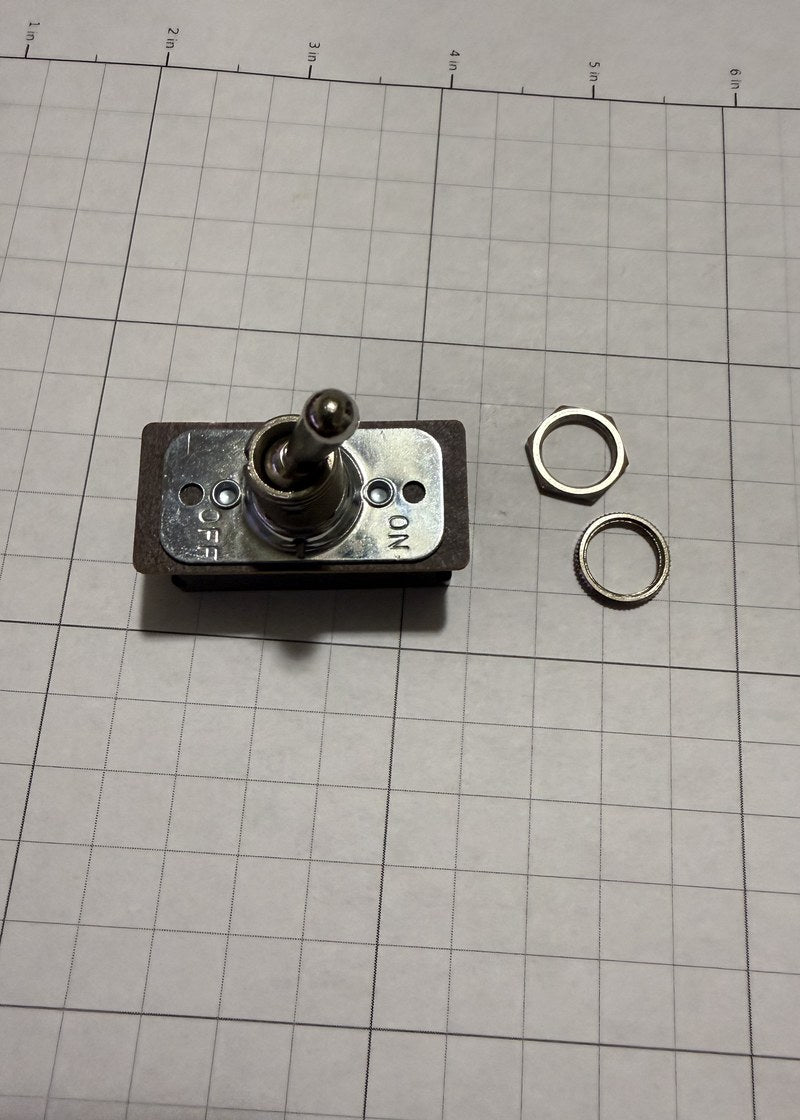 4523000 toggle switch with mounting nuts – actual part photo