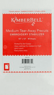 Tear Away Stabilizer Sheets