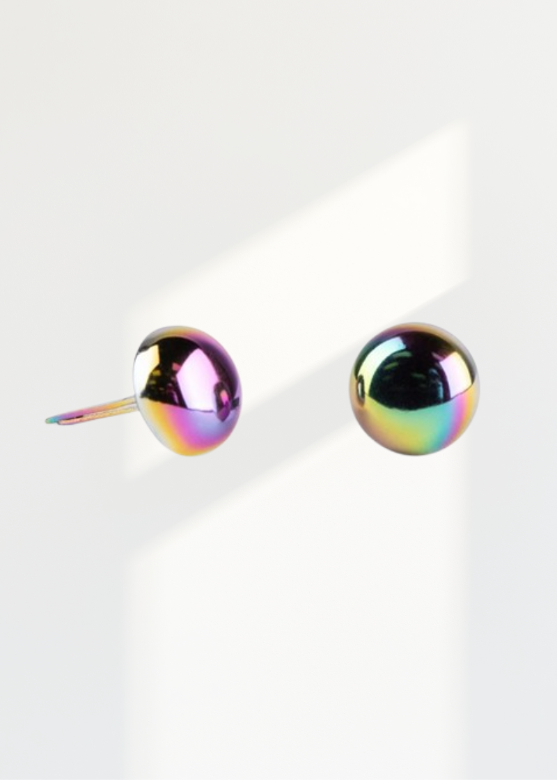 Dome-Shaped Bag Feet Bag Hardware - BHW600RB-1/2" - 6/Pack - Rainbow