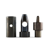 CS Osborne 2-Piece Die Set & Hole Cutter For Size 00 Grommets For Hand Press Machine