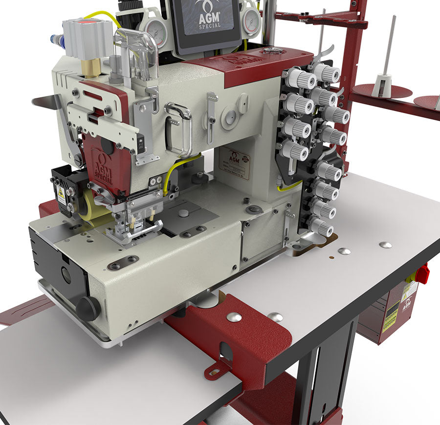 AGM Special Straight and Curved Waistband Automat Machine