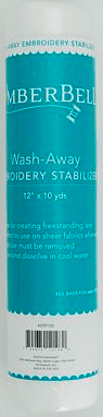 Wash-Away Stabilizer Roll